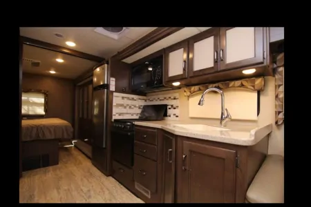 Luxury RV Camping - Thor Hurricane Class A