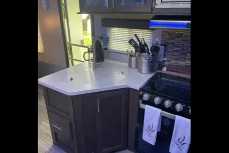 Connie’s Forest River Grey Wolf Travel Trailer