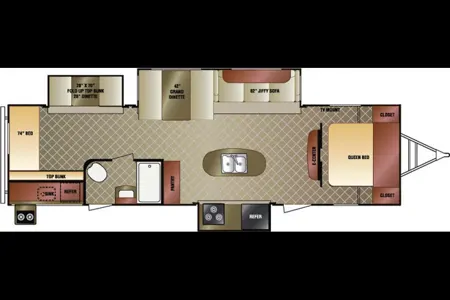 Brittany's Spacious Sport Trek Family Friendly Travel Trailer