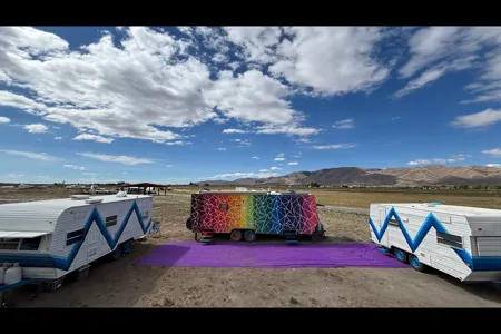 Puffy The Cloud Burning Man Warn The West Trailer Rental