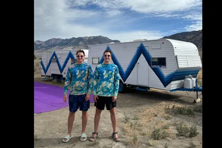 Puffy The Cloud Burning Man Warn The West Trailer Rental