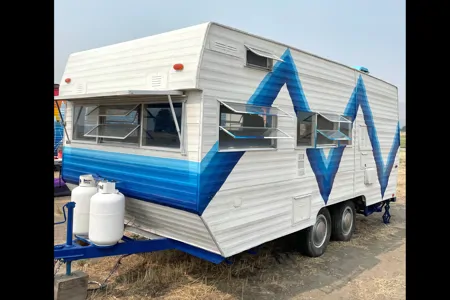 Puffy The Cloud Burning Man Warn The West Trailer Rental