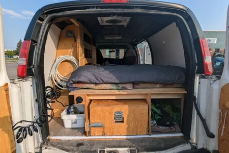 Shoebill Plumber campervan (GMC Savana 2015)