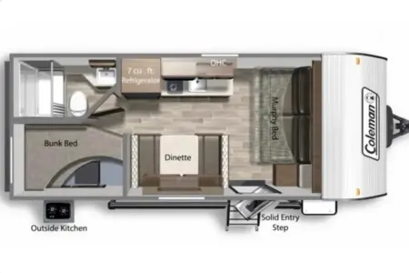 Viktoriya 's Coleman #2 22ft sleeps 6