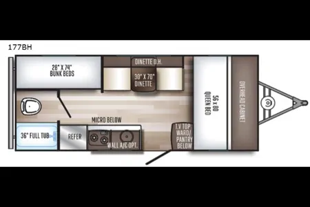 Forest River PALOMINO PALOMINI 177BH