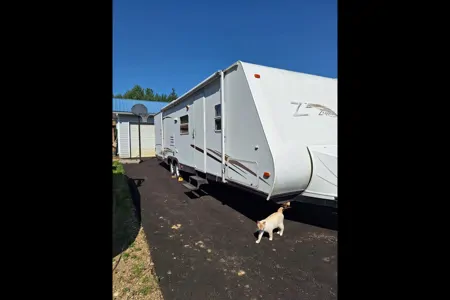 Kim's Keystone Zeppelin Travel Trailer