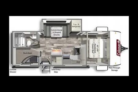 2021 Coleman 2455BH Travel Trailer