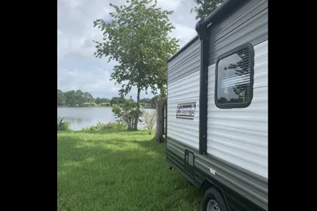 Petey's Coleman lantern 17b Travel Trailer