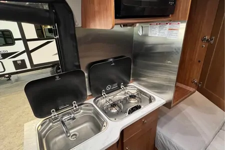 Kate's FULLY-EQUIPPED, bike-ready, Class B camper van