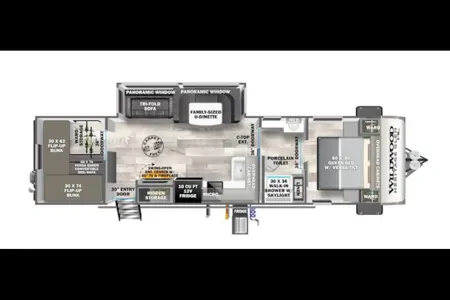 Brand New 2025 Forest-River Family Bunkhouse 36ft