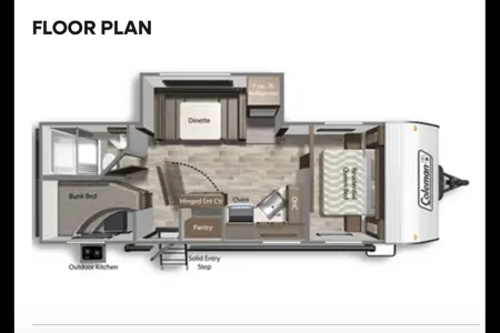 Delvin's Coleman Lantern Travel Trailer