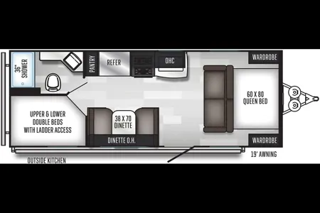 DiPerna Family Palomino SOL 217BH Travel Trailer