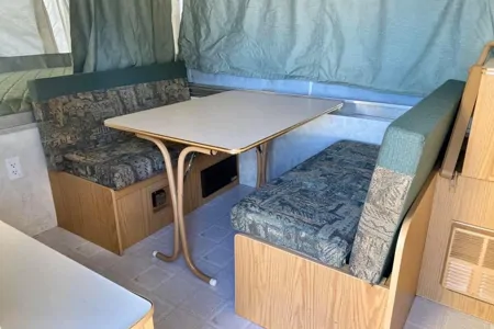 Vintage Adventure Coleman Santa Fe Tent Trailer