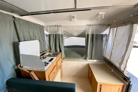 Vintage Adventure Coleman Santa Fe Tent Trailer