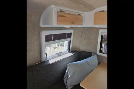 Brooke's cozy Scamp 13 ft Trailer