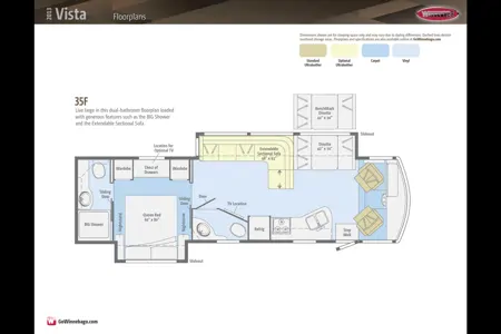 2013 Winnebago Vista 35F Class A