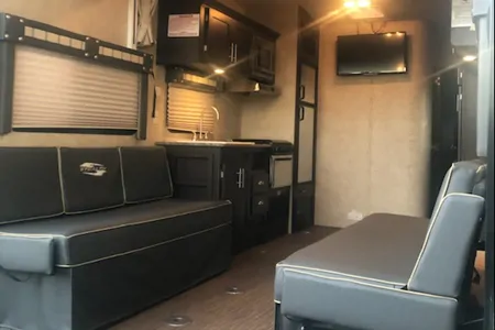 Jesus's Forest River Stealth Toy Hauler Travel Trailer