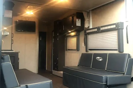 Jesus's Forest River Stealth Toy Hauler Travel Trailer