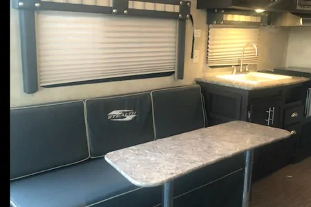 Jesus's Forest River Stealth Toy Hauler Travel Trailer