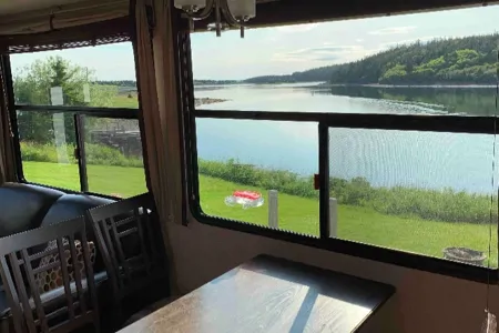 Glamp, kayak and technology with an ocean view