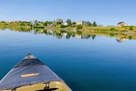Glamp, kayak and technology with an ocean view