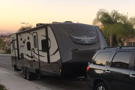 Christopher 's Forest River Surveyor Travel Trailer