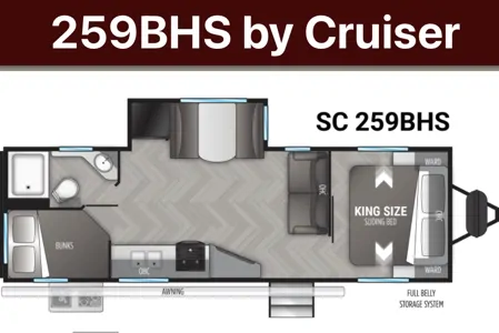 Banwait’s Shadow Cruiser  259BHS  Travel Trailer