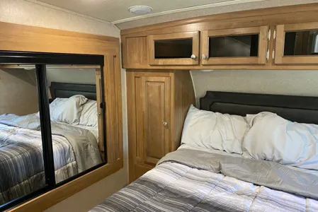 We deliver! Julie and Tim's Rockwood Forest River Fifth Wheel