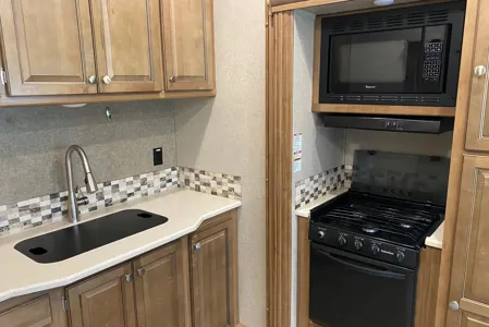 We deliver! Julie and Tim's Rockwood Forest River Fifth Wheel