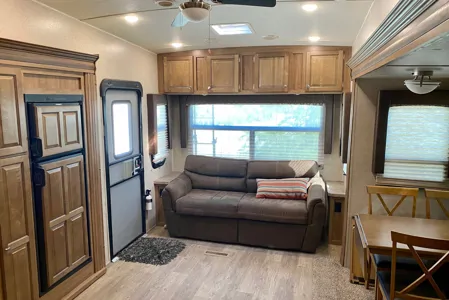 We deliver! Julie and Tim's Rockwood Forest River Fifth Wheel