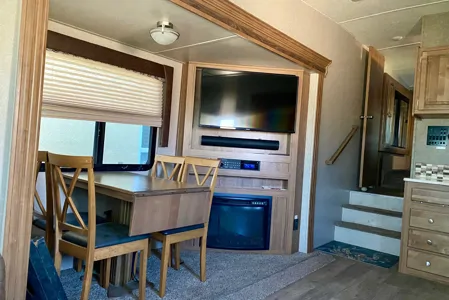 We deliver! Julie and Tim's Rockwood Forest River Fifth Wheel