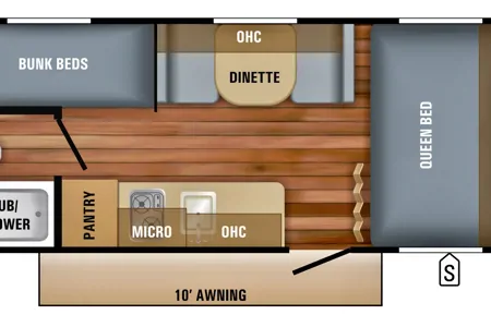 Super Clean trailer with bunks!