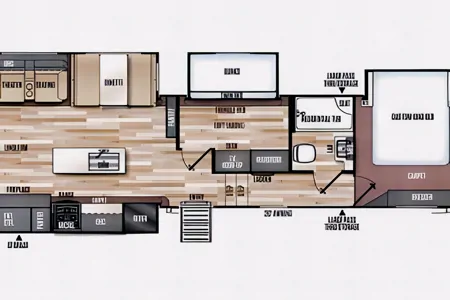 Rick 's Forest River Wildwood Heritage Glen LTZ  Fifth Wheel