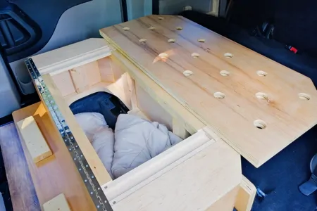 Budget Friendly go anywhere Stay anywhere Van conversion.