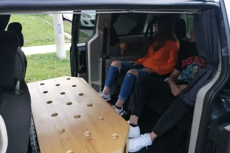 Budget Friendly go anywhere Stay anywhere Van conversion.