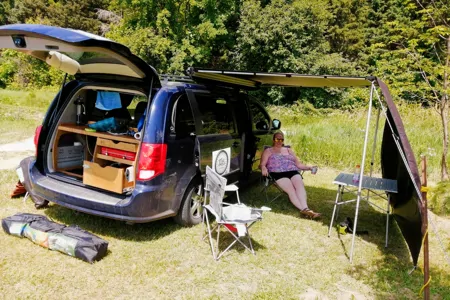 Budget Friendly go anywhere Stay anywhere Van conversion.