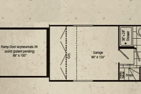 Class A Toyhauler 8 persons wheelchair access + garage for motorcycle, golfcart, ATV, 37 feet long
