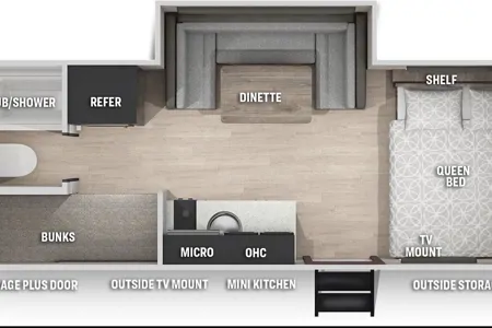 JEFF's Cherokee  Wolf Pup 17JG Travel Trailer