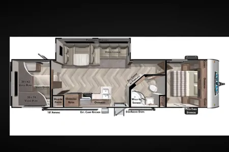 *The Comfy* 2021 Forest River RV Salem: Sleeps 10