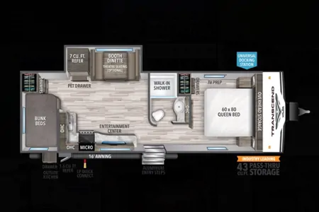 Transcend Xplor 30pi. 243BH Roulotte