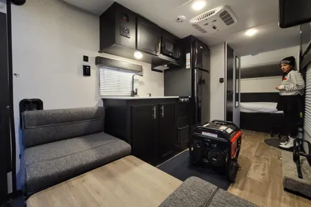 2021 Tow Hauler Wolf Pup ! Patio Gate, Solar Panel