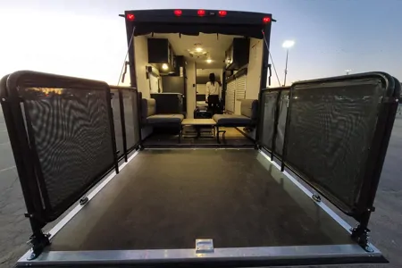 2021 Tow Hauler Wolf Pup ! Patio Gate, Solar Panel