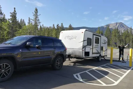 Light and super easy pulling family camping trailer