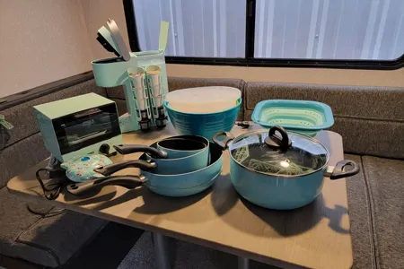 Dakota -Lee's Forest River 17JG Wolf Pup Travel Trailer