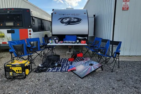 Dakota -Lee's Forest River 17JG Wolf Pup Travel Trailer