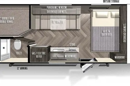 Mason's Forest River Ozark 1650 bhk  Travel Trailer