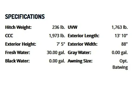 Mark's Forest River No Boundaries 10.6 Travel Trailer