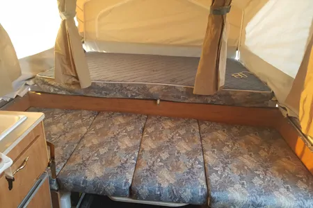 Excellent Tent Trailer with 2 Dinettes and Electric Crank Up - Only one in AB