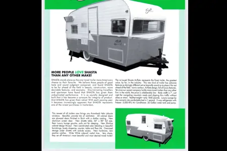  Vintage Shasta Airflyte Travel Trailer