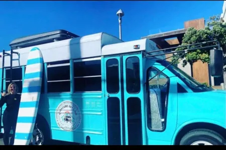 Converted School Bus SKOOLIE fully solar powered SEATS 7!